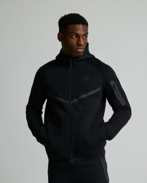 Tech Fleece Hoodie Triple  Black